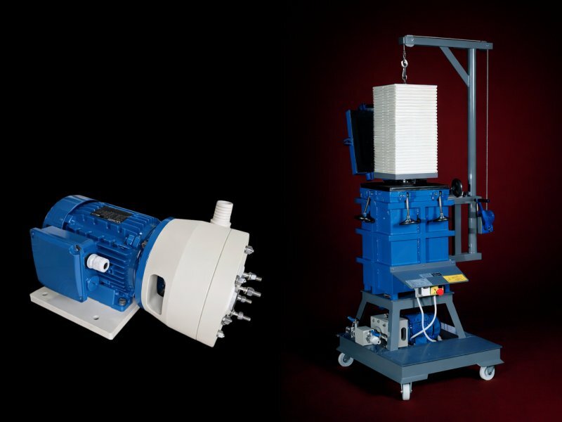 Restart of electroplating plants – filter and unit pumps